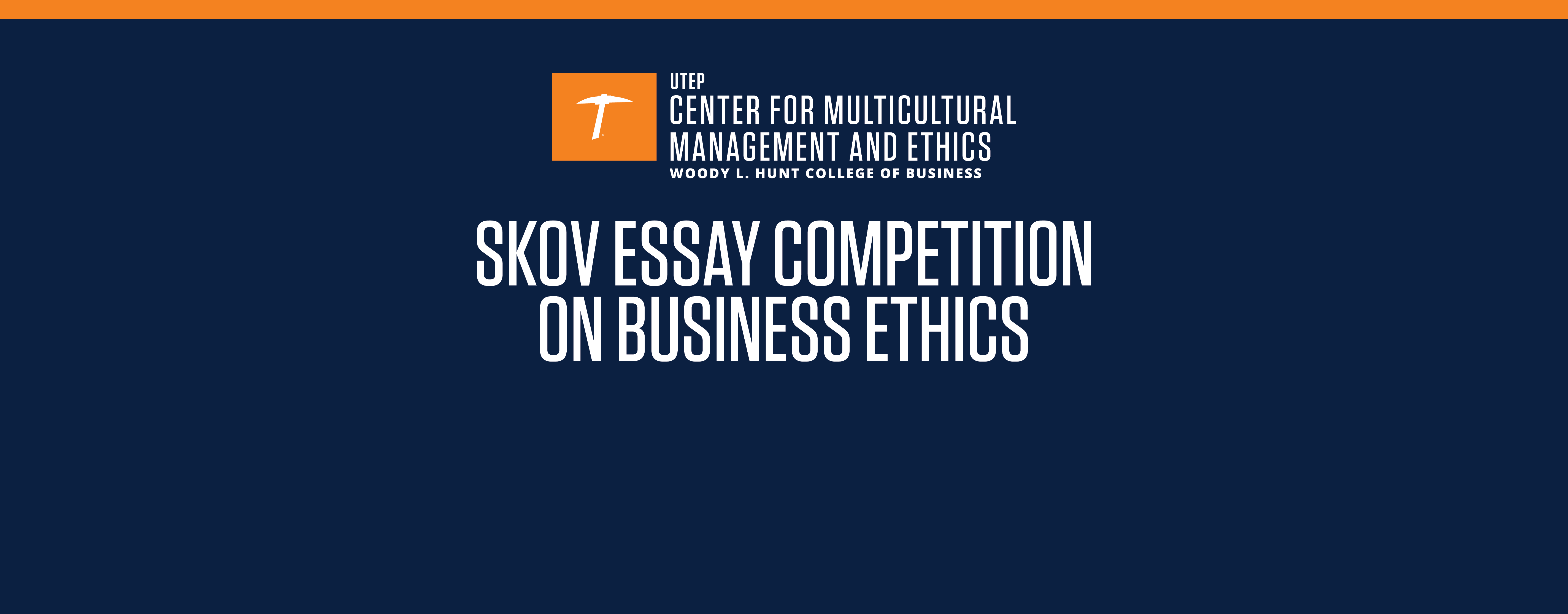 Write about ethics, win prize money! 