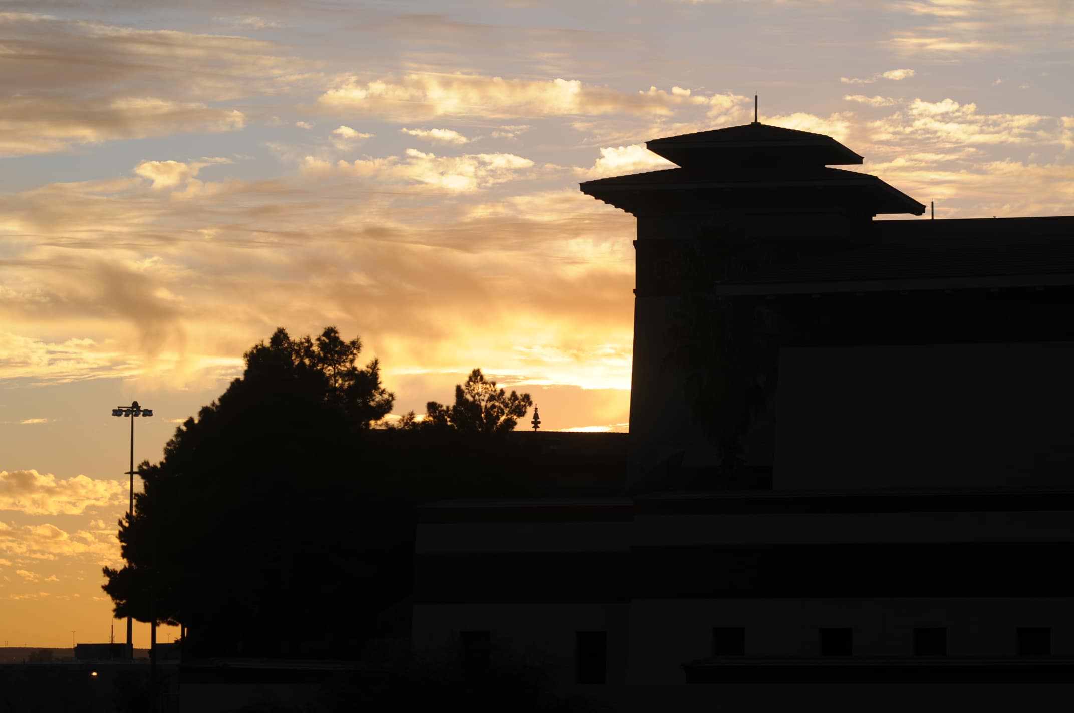 UTEP campus silhouette