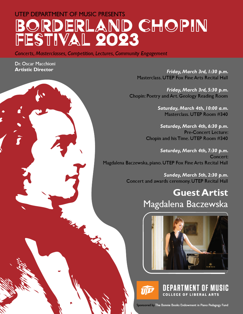 Poster for Chopin Borderland Festival