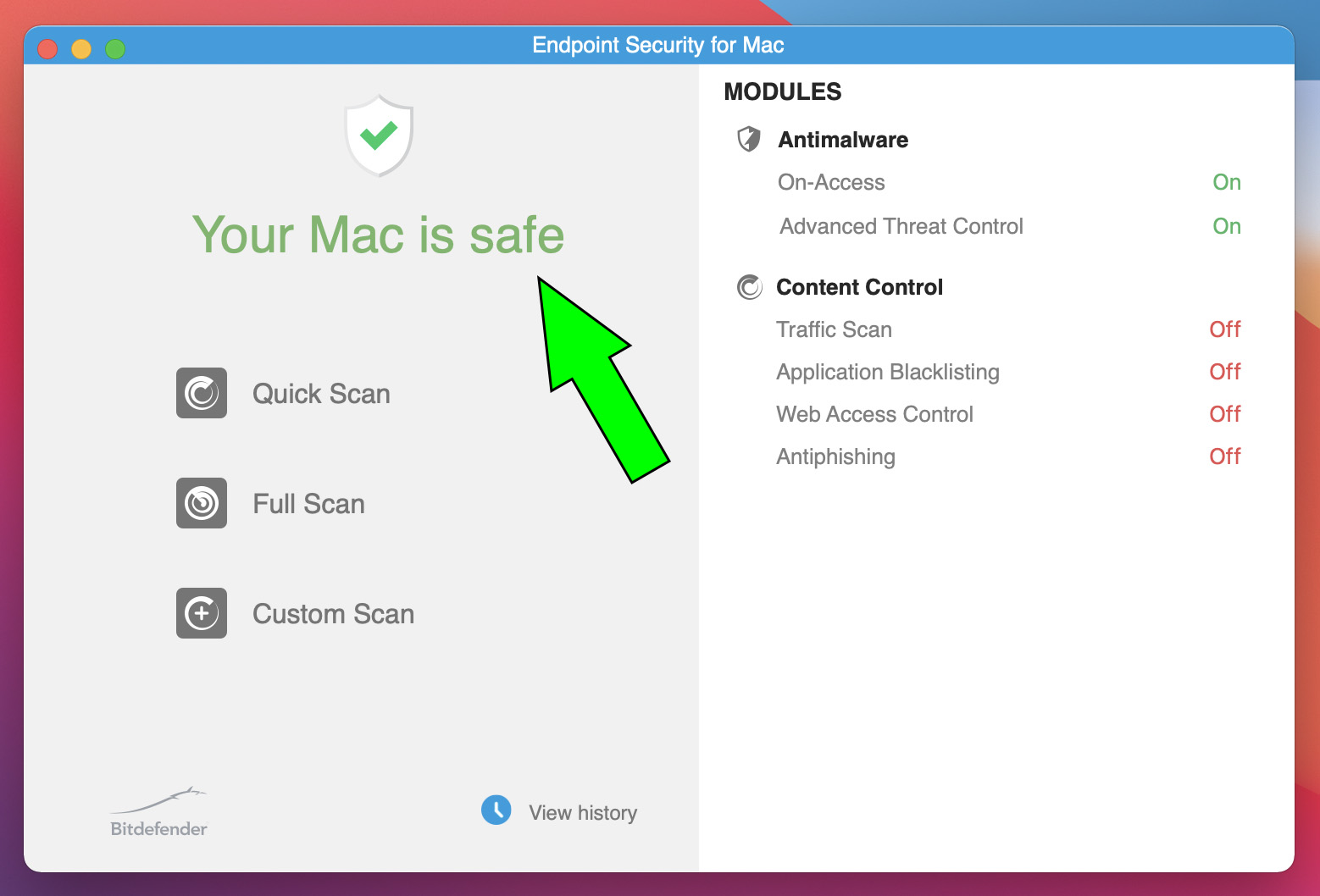 how to temporarily disable bitdefender antivirus for mac