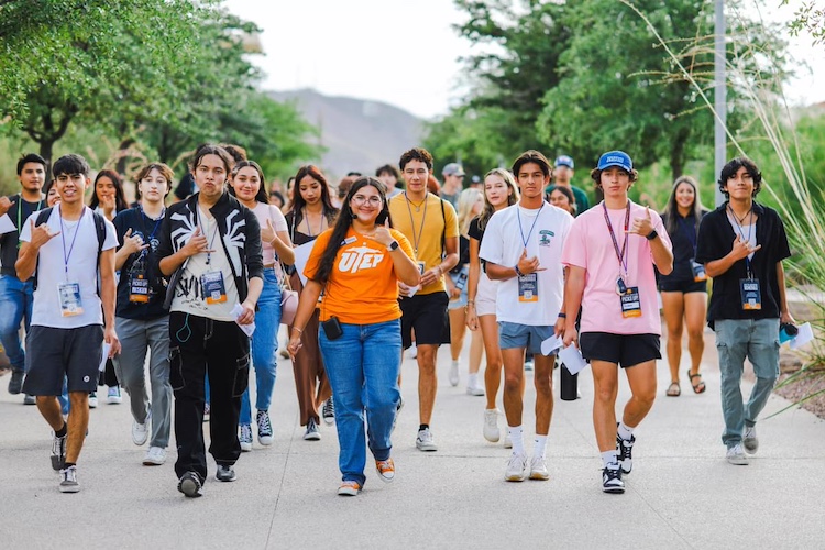 A new Direct Admissions Program at UTEP sidesteps the application process and guarantees rising high school seniors a spot at the University. Credit: The University of Texas at El Paso 