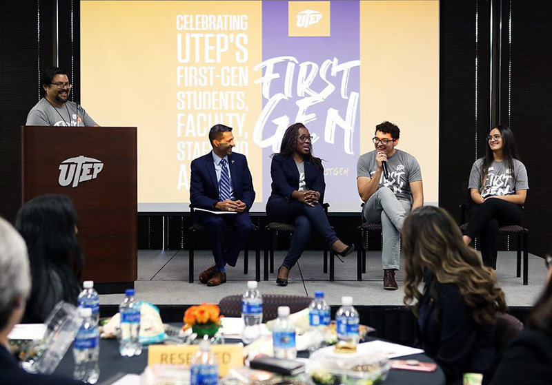 The University of Texas at El Paso has been named to the 2020-21 cohort of First-gen Forward Institutions by the Center for First-generation Student Success. UTEP has previously celebrated the achievements of its first-generation students as part of the national 2019 First-Generation College Celebration on Nov. 8, 2019 in Union Building East. Photo: University Communications 