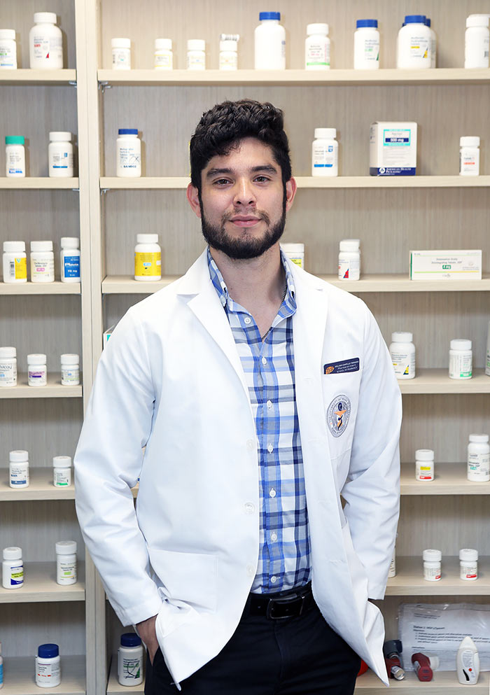 UTEP student-pharmacist William Campillo Terrazas has been awarded a scholarship from the Point Foundation (Point), the nation's largest scholarship-granting organization for lesbian, gay, bisexual, transgender and queer (LGBTQ) students. Photo: Laura Trejo / UTEP Communications 