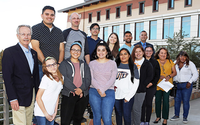 UTEP's Master of Social Work (MSW) students in the Drug and Recovery class are learning skills to help drug-dependent clients work toward recovery. Photo by Laura Trejo / UTEP Communications 