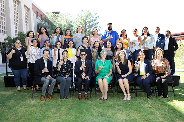 UTEP and community leaders unveiled the Miner Teacher Residency Program, a full-year teacher placement designed to boost the readiness of aspiring teachers to better serve diverse students throughout the El Paso region at an event on Sept. 26, 2019. Photo: Laura Trejo / UTEP Communications 