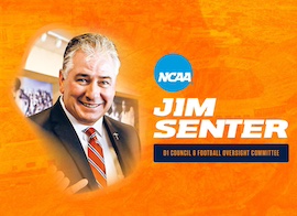 Jim Senter Named to NCAA DI Council & Division I Football Bowl Subdivision Oversight Committee
