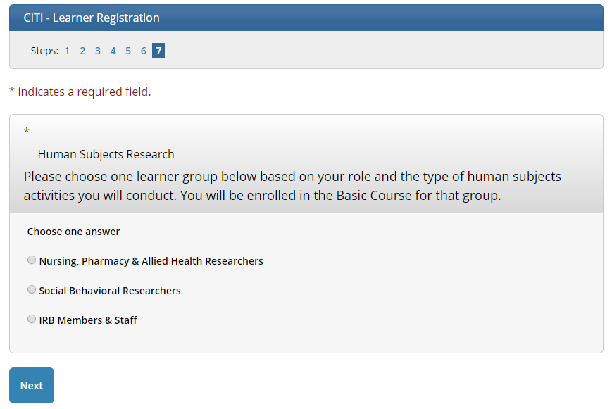 Most people should select Social Behavioral Researchers