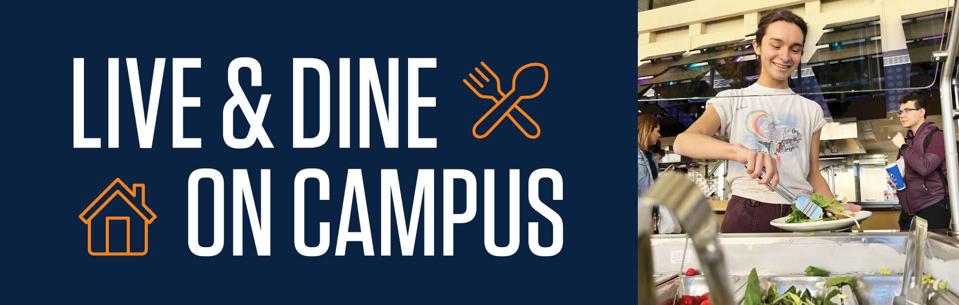 Live and dine on campus