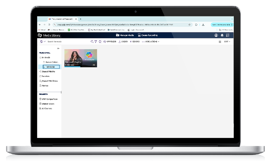 UTEP's Video Management System